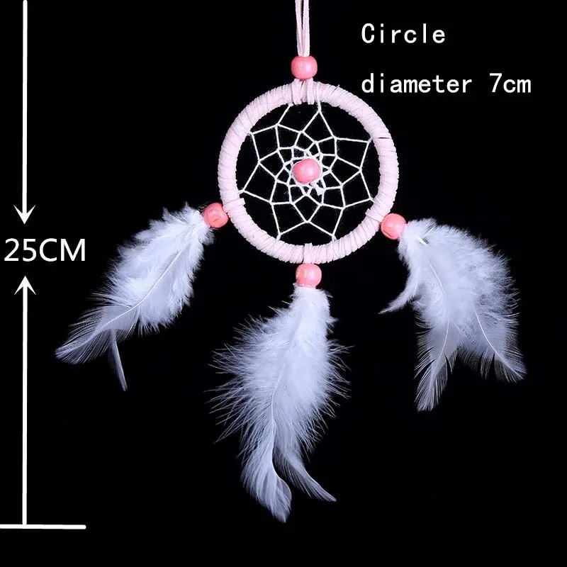 Car Pendant Ornaments Hanging Handmade Dream Catcher Fan Plush Rearview Mirror Decoration Gift Auto Interior Accessories | Автомобили и