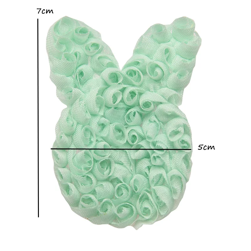 14 шт. шифоновые украшения для волос кролик |