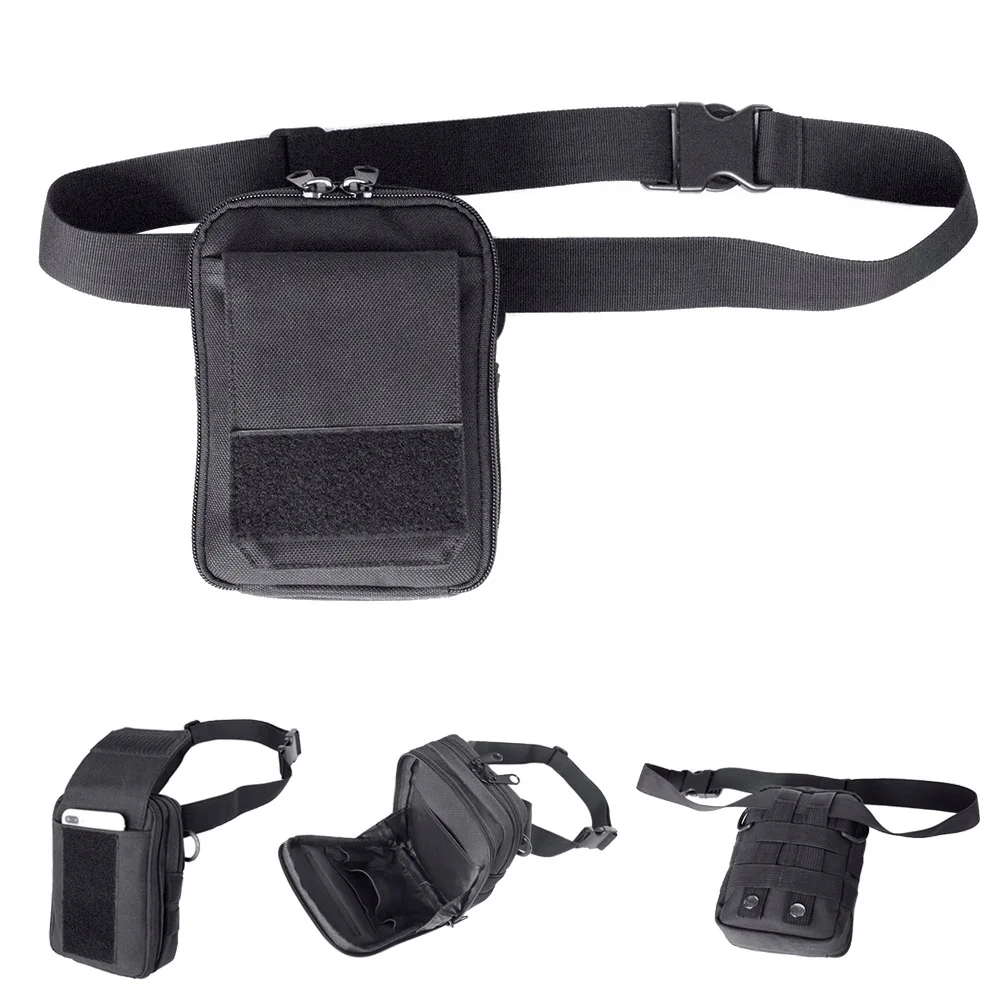 

High 1 Pcs Waist Crossbody Bag Zipper Portable for Outdoor Sports Climbing Mobile Phone DOG88