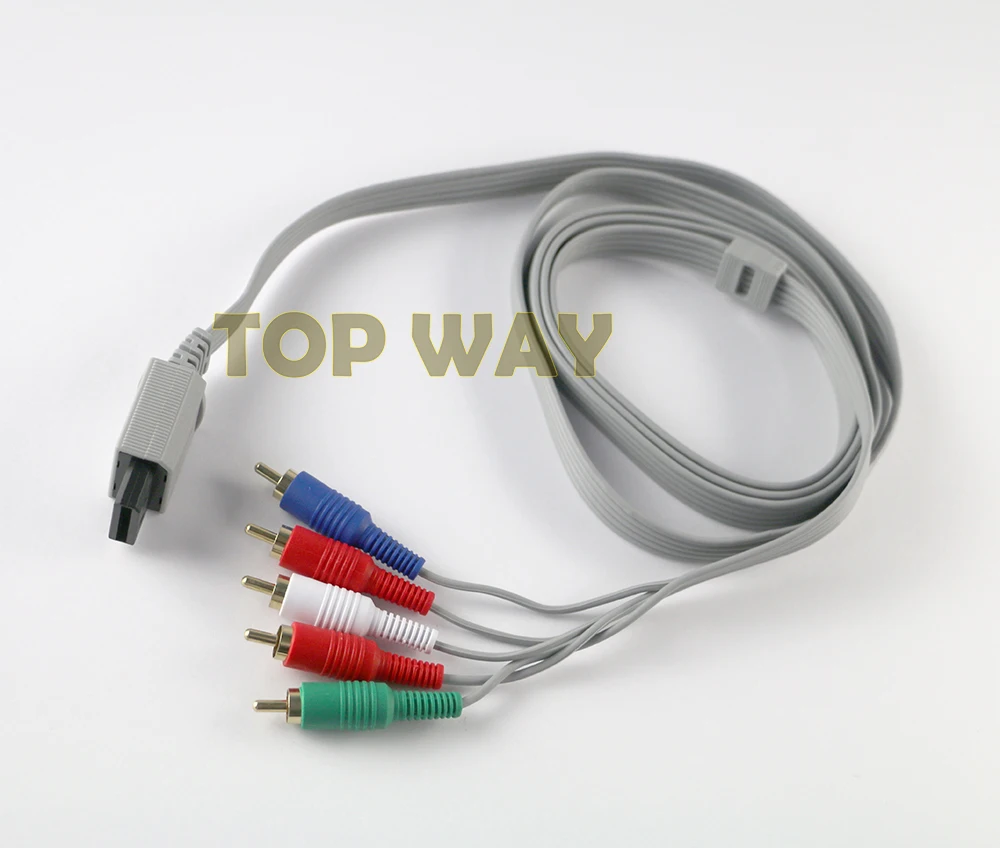 2 шт./лот 1 8 м компонент 1080P HDTV AV аудио 5RCA кабель-адаптер провод для консоли Nintendo Wii |