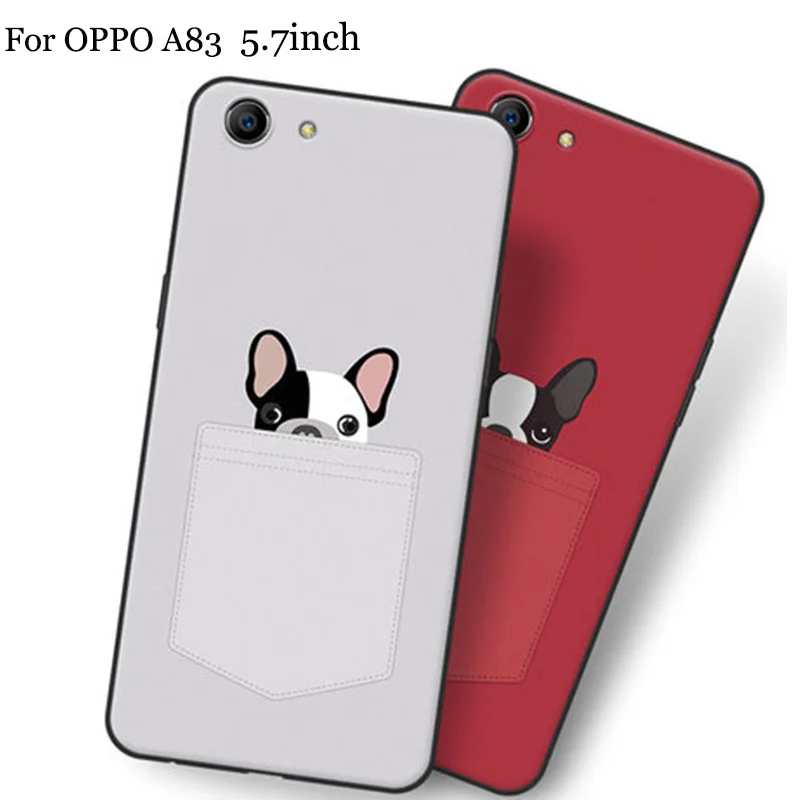 2 шт. модные чехлы для OPPO A83 чехол с милым мультяшным рисунком мягкая задняя крышка