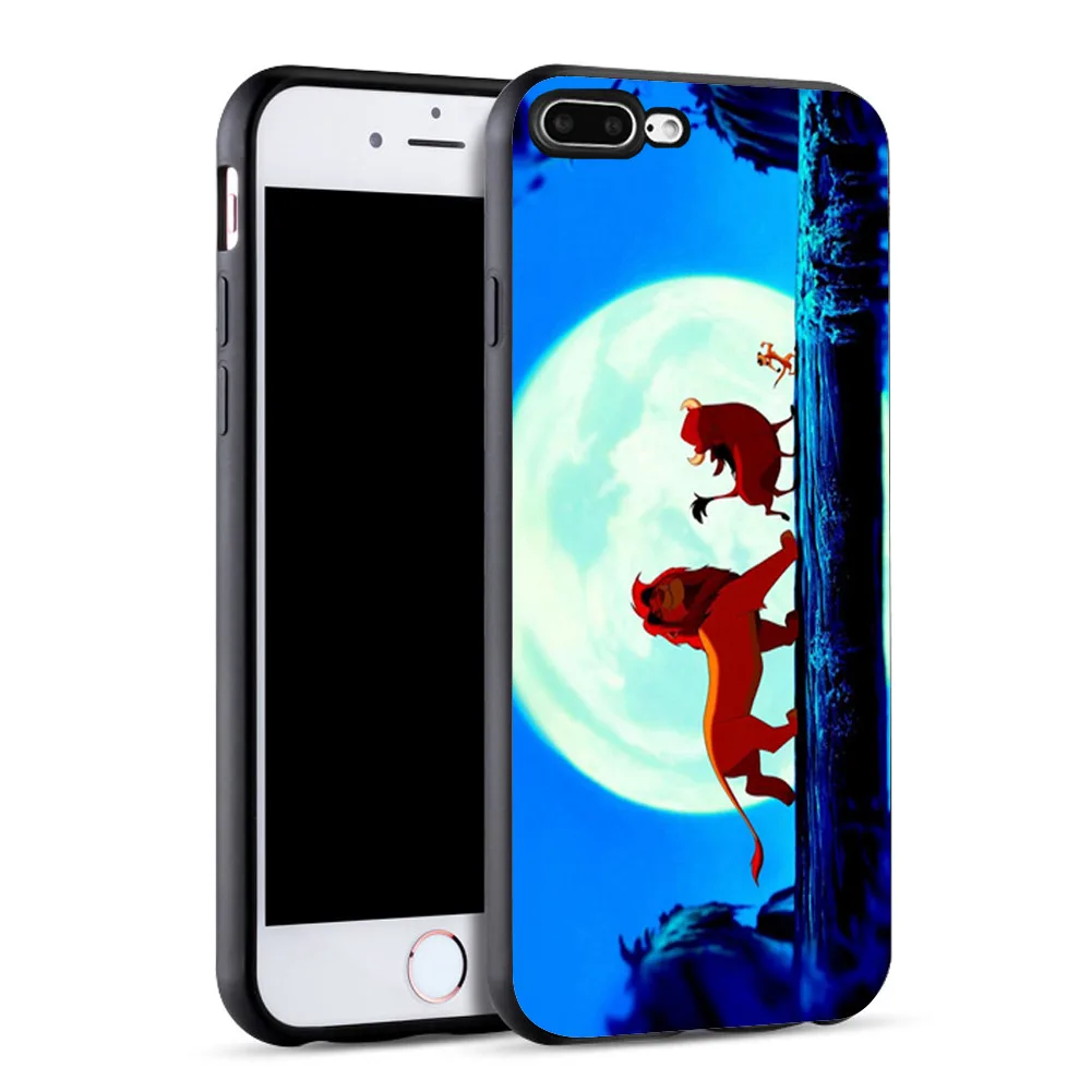 Hakuna Matata Король Лев черный мягкий силиконовый чехол для телефона для iPhone X 11 Pro 5S XR XS Max 6 6S 7 8 Plus чехол Fundas Capinha Coque - Цвет: SJK2091003HB