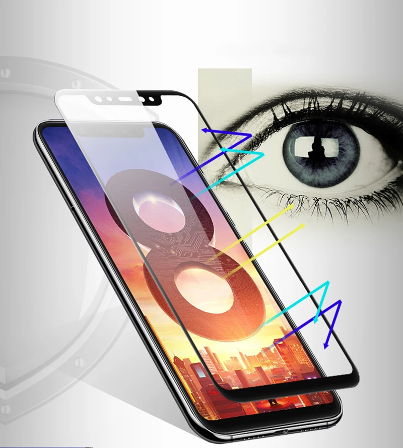 Чехол 5d poco f1 для xiaomi mi 8 glass для xiaomi mi 9T a1 a2 6 8 lite Защитная пленка для redmi k2 pro note6 6 pro 6a 2a 1a a