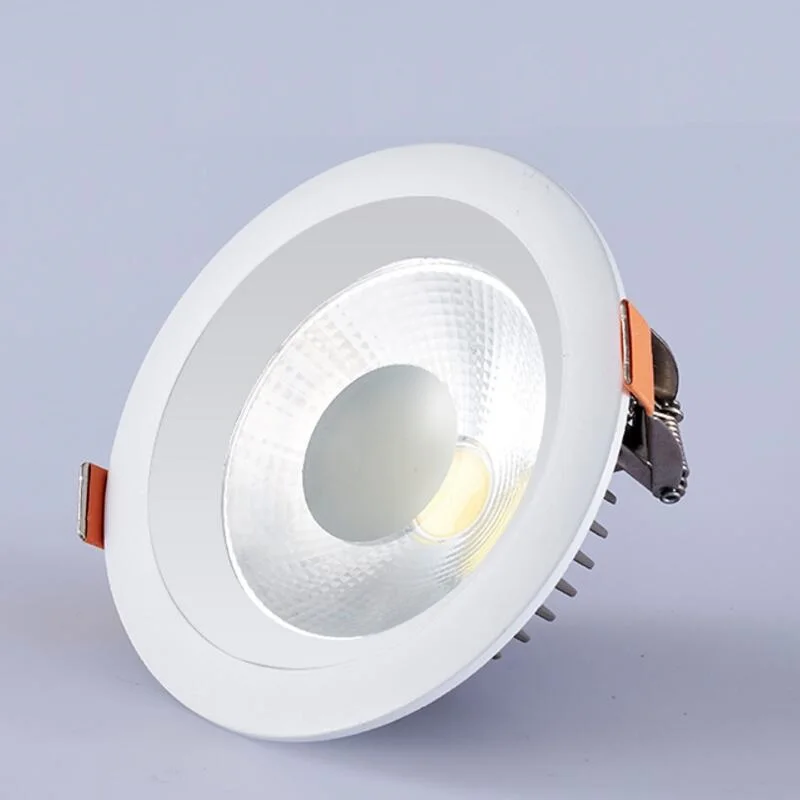 Фото Ultra Bright Round White Shell LED Downlight 10W 15W 20W 30W Aluminum AC85-265V Down Light Ceiling Recessed Spot Лампы и освещение Ultra Bright Round White Shell LED Downlight 10W 15W 20W 30W Aluminum AC85-265V Down Light Ceiling Recessed Spot Лампы и освещение