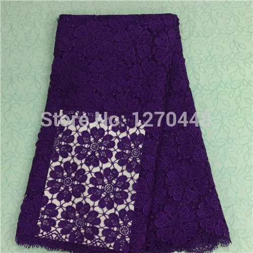 Бесплатная доставка! Африканский мода гипюр кружева / водорастворимым шнур для