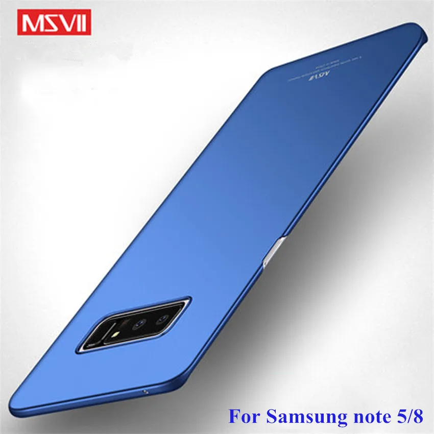 Чехол MSVII для samsung galaxy note 8 note8 жесткий простой матовый Стильный чехол из
