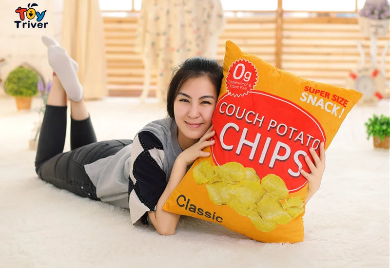 Pop Кукуруза Кола Чипсы Картофель фри закуска плюшевая мягкая игрушка кукла