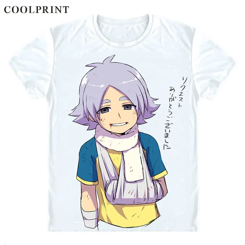 Футболка Coolprint Fubuki Shirou футболка Inazuma Eleven Twins мужская повседневная премиум-класса