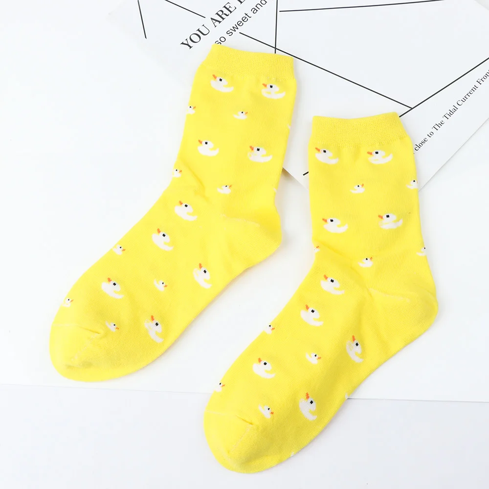 

1 Pair Fashion Lovely Duck Animal Socks Women Winter Autumn Warm Sock Soft Cotton Casual Socks