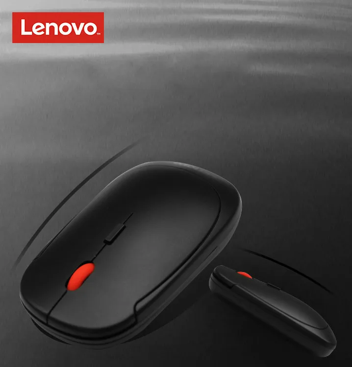 Беспроводная мышь Lenovo F320 ультратонкая мини для ноутбука черный|Мыши| |