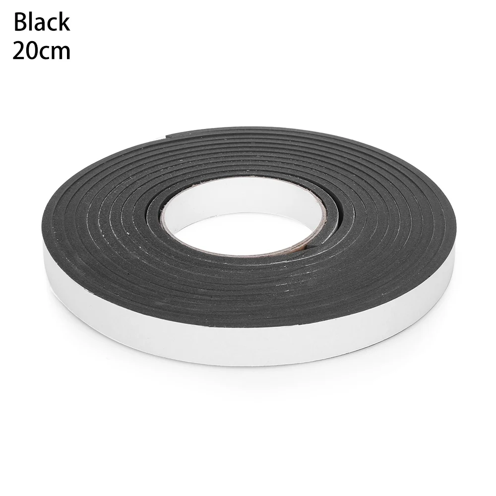 black-20mm 1 предмет; Новинка; Мягкая 5 м самоклеющаяся уплотнение для окна полоска для автомобильной двери Шум изоляционная Резина пыли уплотнительная лента оконные принадлежности - Цвет: black-20mm