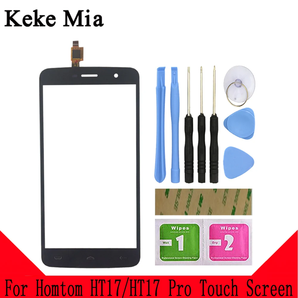 Keke Mia 5," для HOMTOM HT17 сенсорный экран планшета для HT17 Pro Сенсорная панель Сенсорный экран сенсор спереди стекло клей+ салфетки
