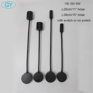 3 Вт 5 Вт светодиодный настенный светильник прикроватныйточечный настенный светильник1 Вт Светодиодный настенный светильник с черным переключателем AC90-260V 110 В 220 В лампа для чтения s ночник