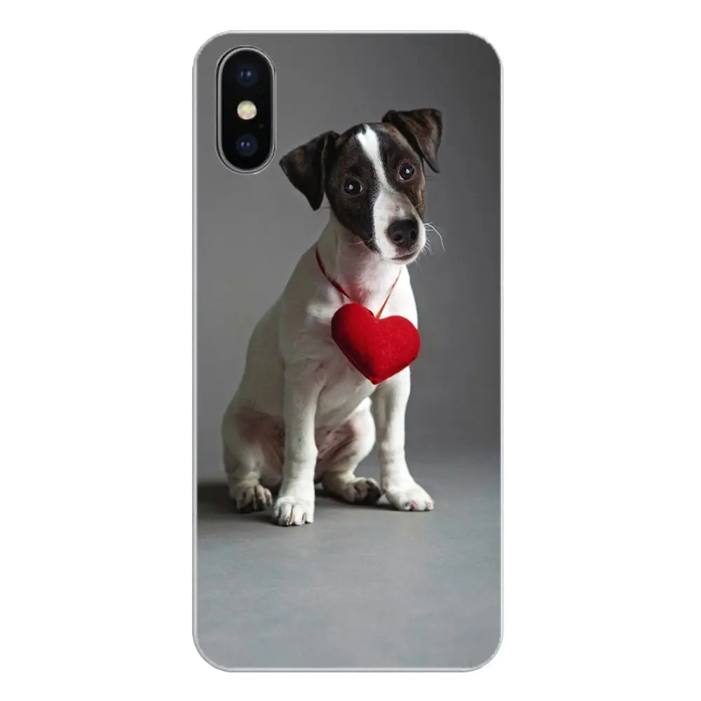 Silicone Phone Cover Bag For Huawei Honor 8 8C 8X 9 10 7A 7C Mate 20 Lite Pro P Smart Plus Jack Russell Terrier Dog Pup Puppy |