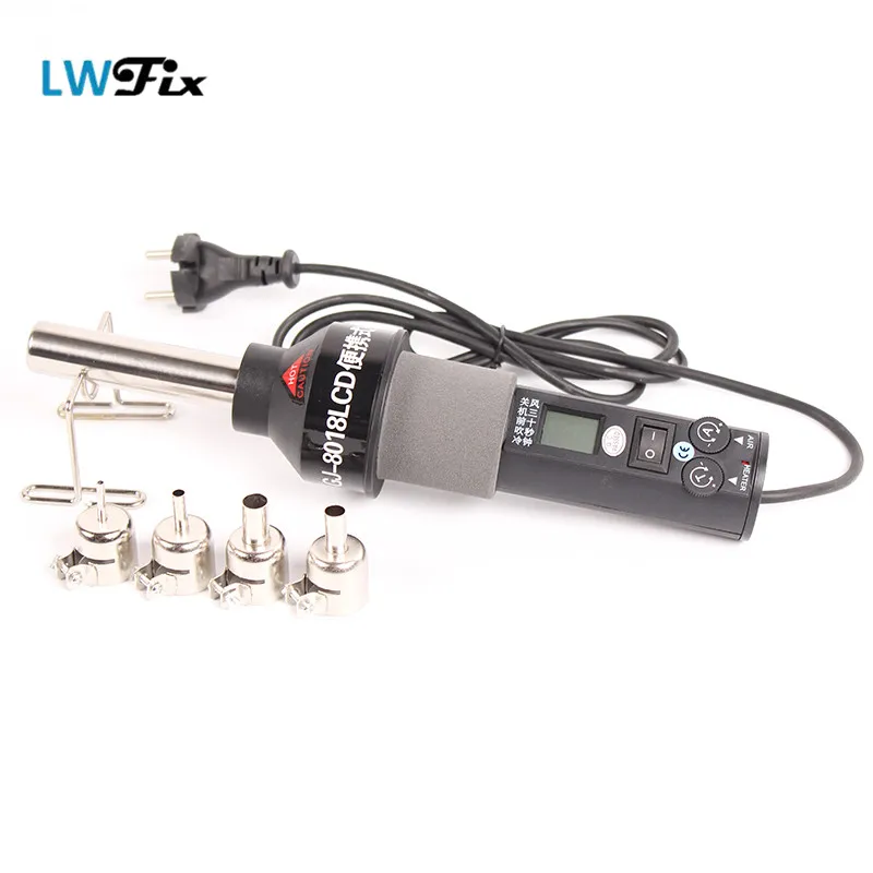 Регулируемый электронный тепловой фен паяльная станция нагреватель|Паяльные