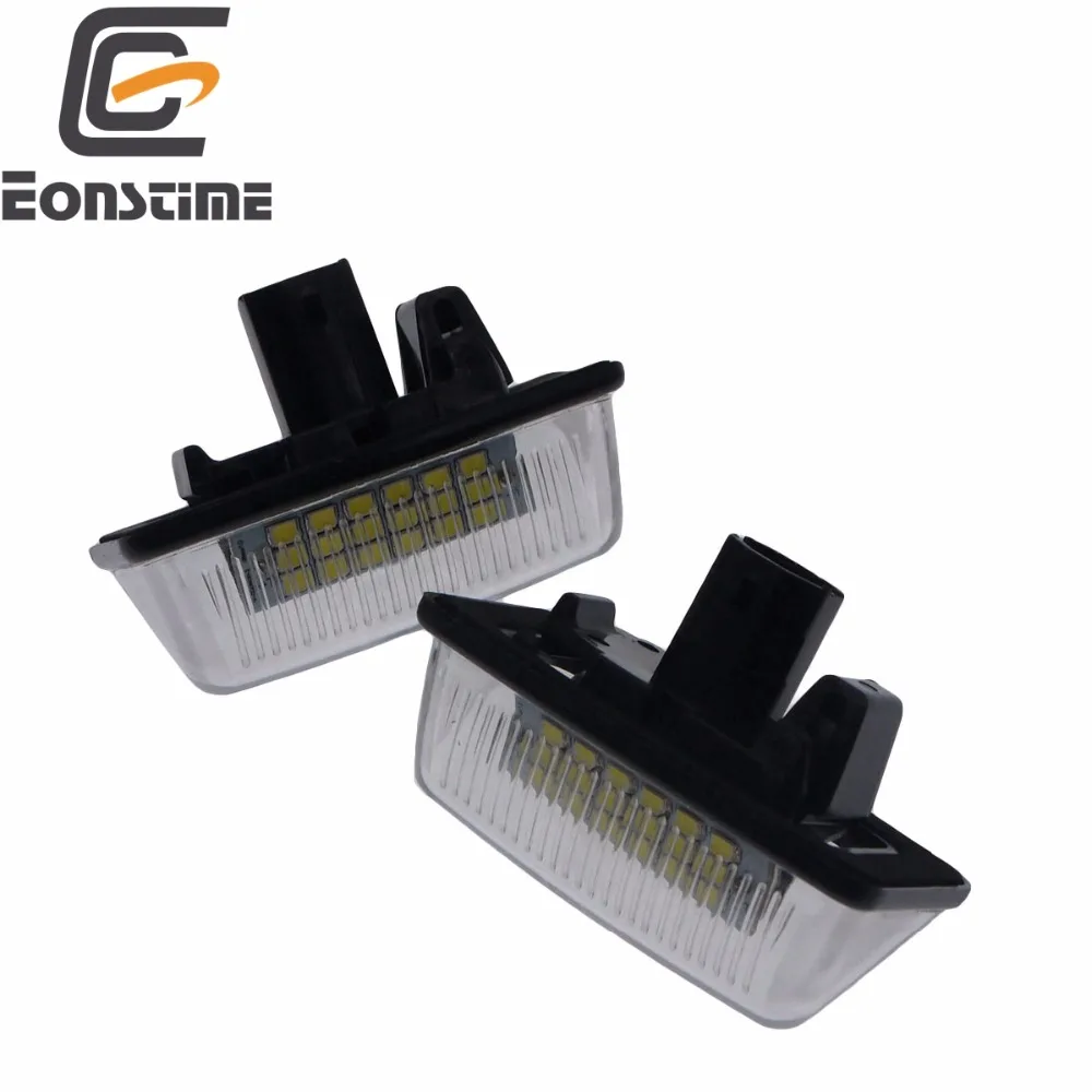 Eonstime 2 шт. автомобиля 12V 18LED Подсветка регистрационного номера SMD для Toyota Corolla_E11 Корона S180 Звездочка EP91 Vios Previa ACR50, GSR50