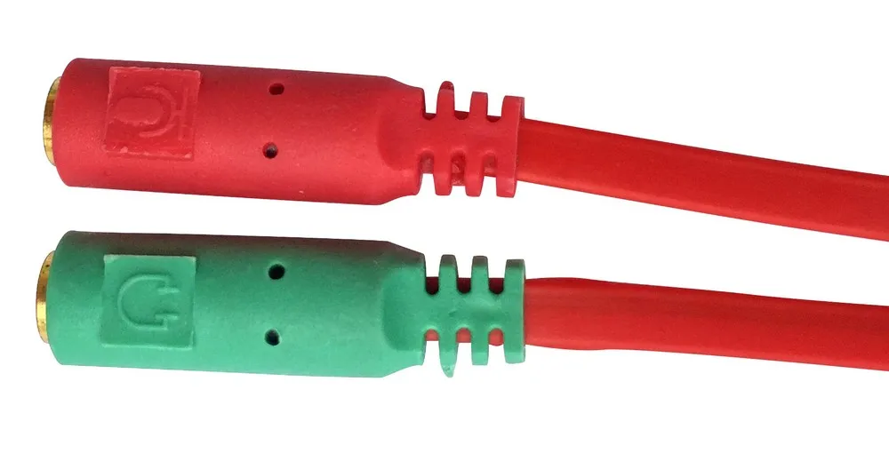 Плоский адаптер для смартфона с гарнитурой ПК на 3 5 мм: двойной переходник мм