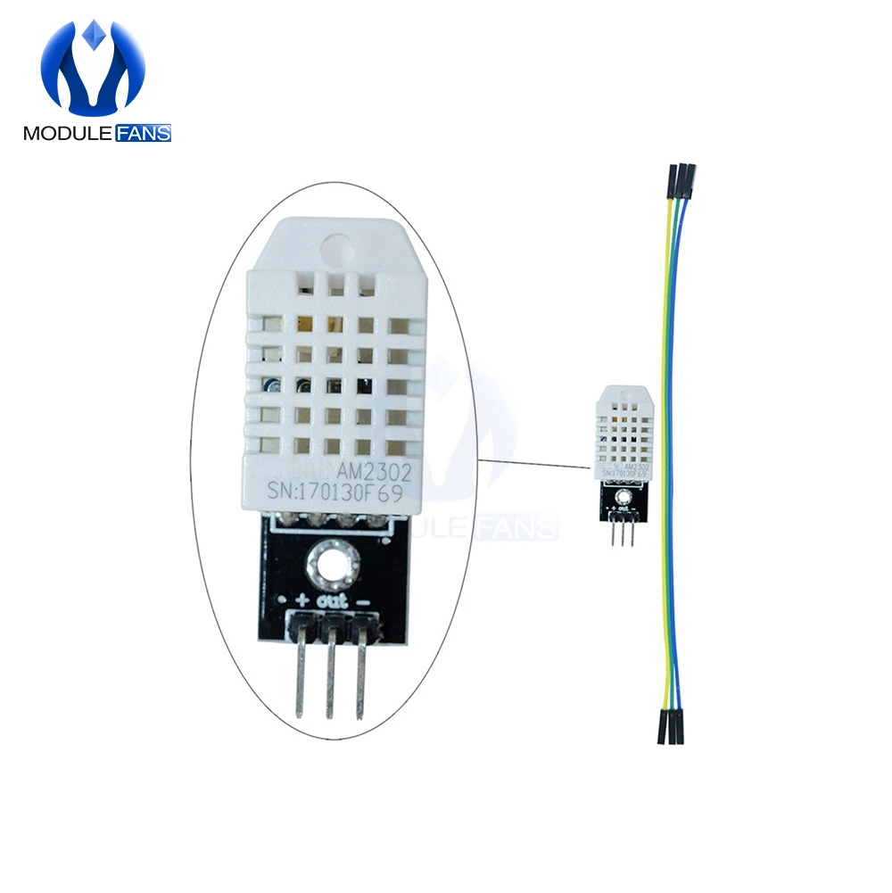 DHT22 AM2302 Цифровой Датчик температуры и влажности модуль для Arduino Заменить SHT11 SHT15 с кабелями Dupont