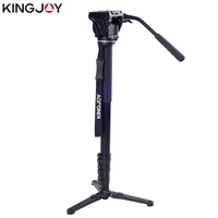 kingjoy mp4008fvt 3510 professional monopod dslr for all models camera tripod stand para movil flexible tripe stativ slr dslr
