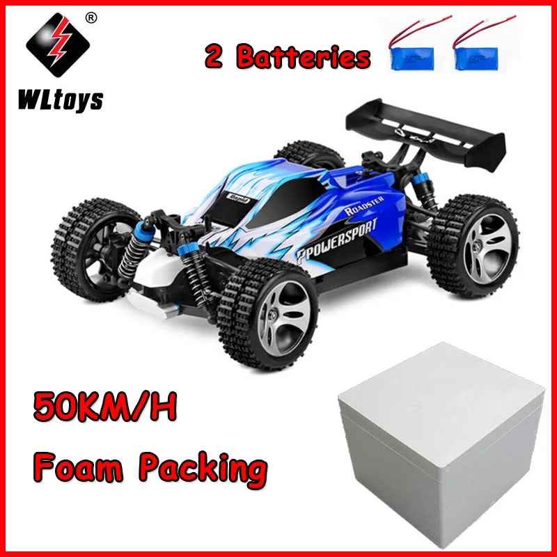 WLtoys A959-B 70 км/ч пульт дистанционного управления Радиоуправляемый скоростной гоночный автомобиль высокоскоростной автомобиль внедорожный завод прямая Лучшая цена Модернизированный Радиоуправляемый автомобиль - Цвет: A959 50KM H 2battery