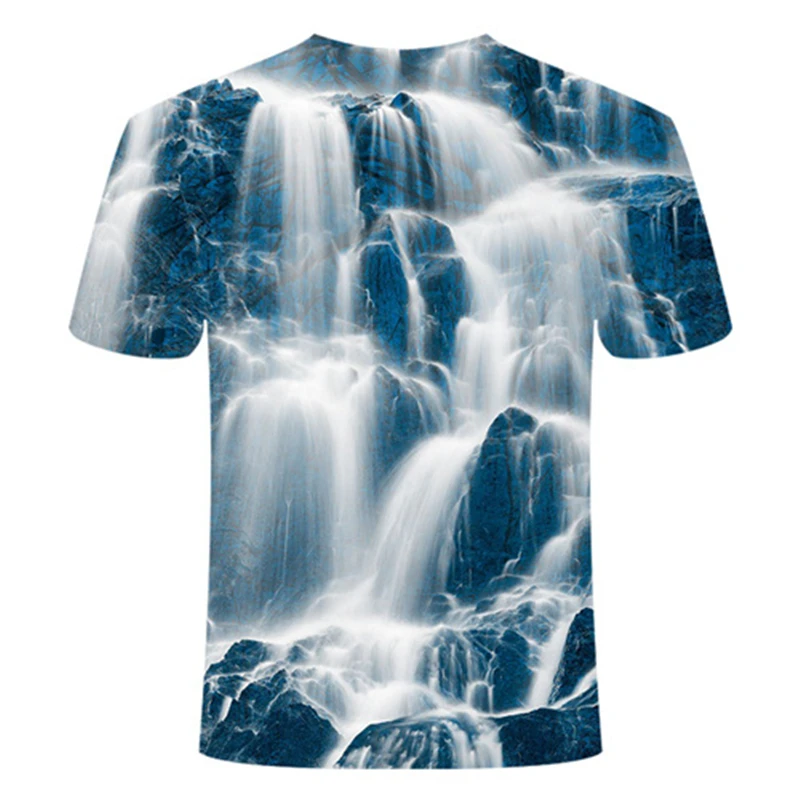3d футболка черная футболка Повседневный Топ Camiseta Streatwear с коротким рукавом Ткань Синий Красный пламенный модная летняя футболка мужская футболка