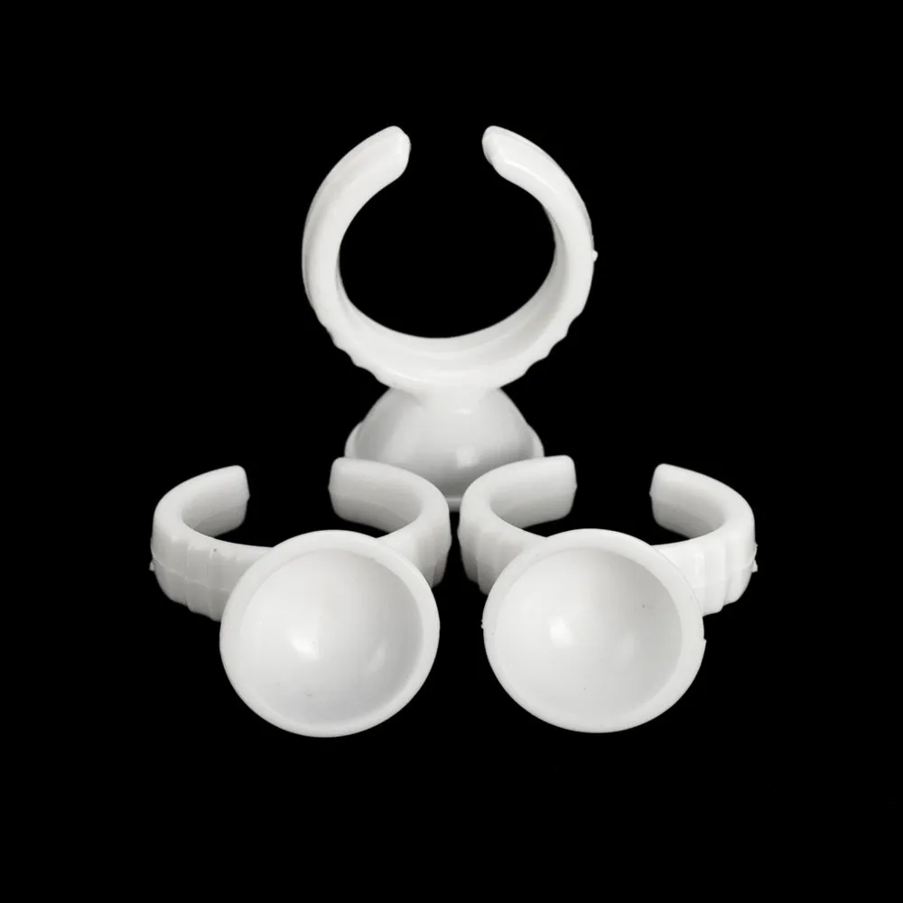 100 шт./упак. микроблейдинг для бровей пигмент кольцо чернил чашка татуировки