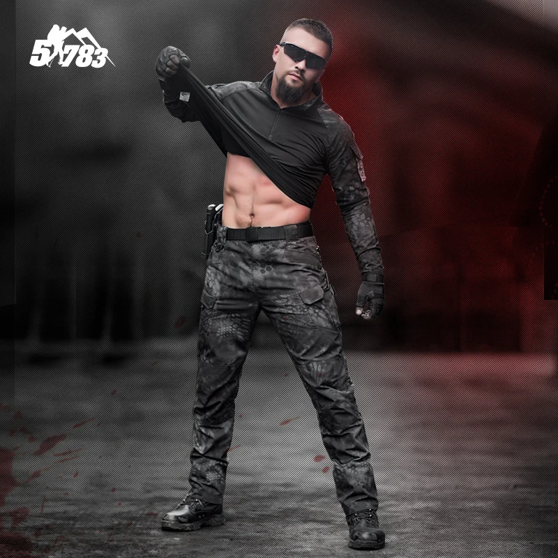 51783 Военная Униформа Мультикам армейская боевая рубашка тактические брюки