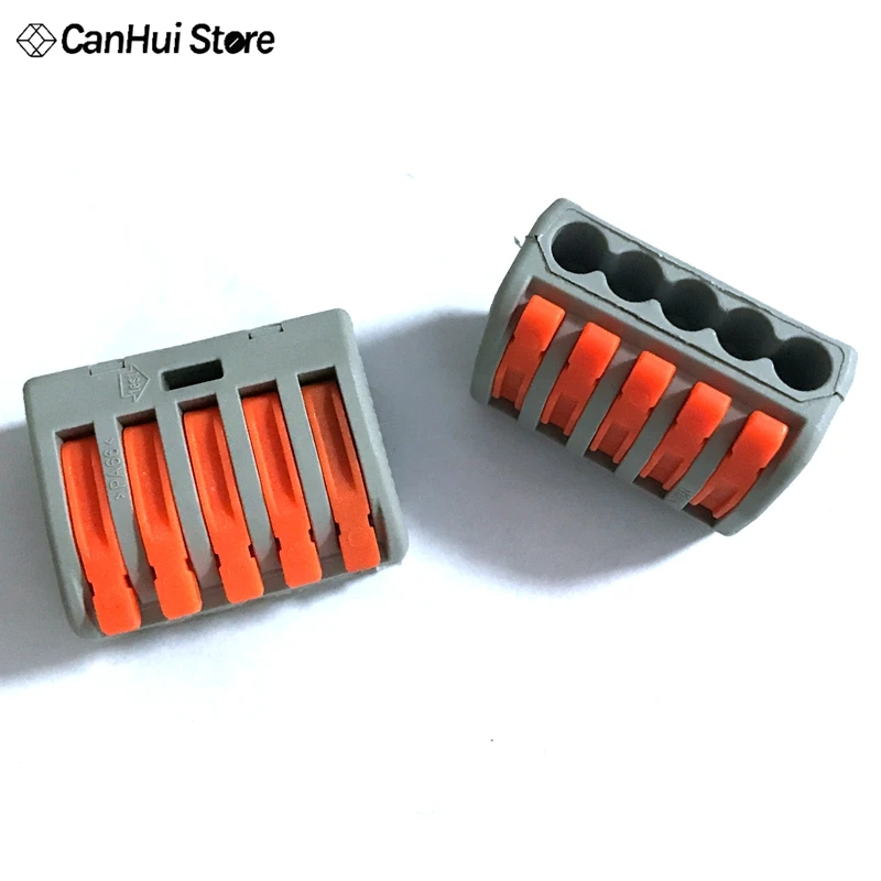 20 шт. универсальный компактный клеммный блок для проводки с рычагом PCT215|terminal