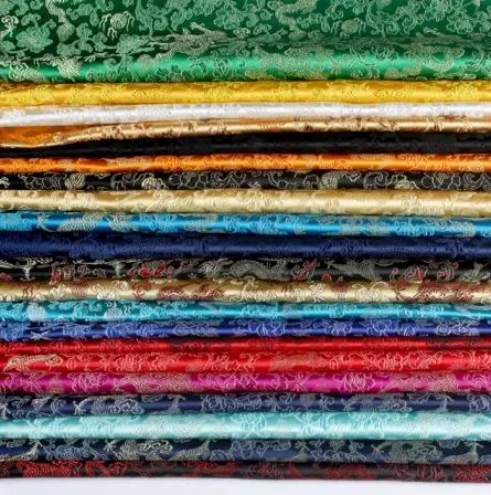 75 см * 100 толстый срез парчовая ткань костюм дракона одежда для малышей шелковая