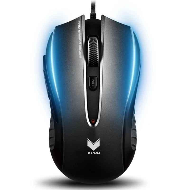 RAPOO V300C оптическая игровая мышь USB Проводная от 800 3000 точек/дюйм игровой мыши