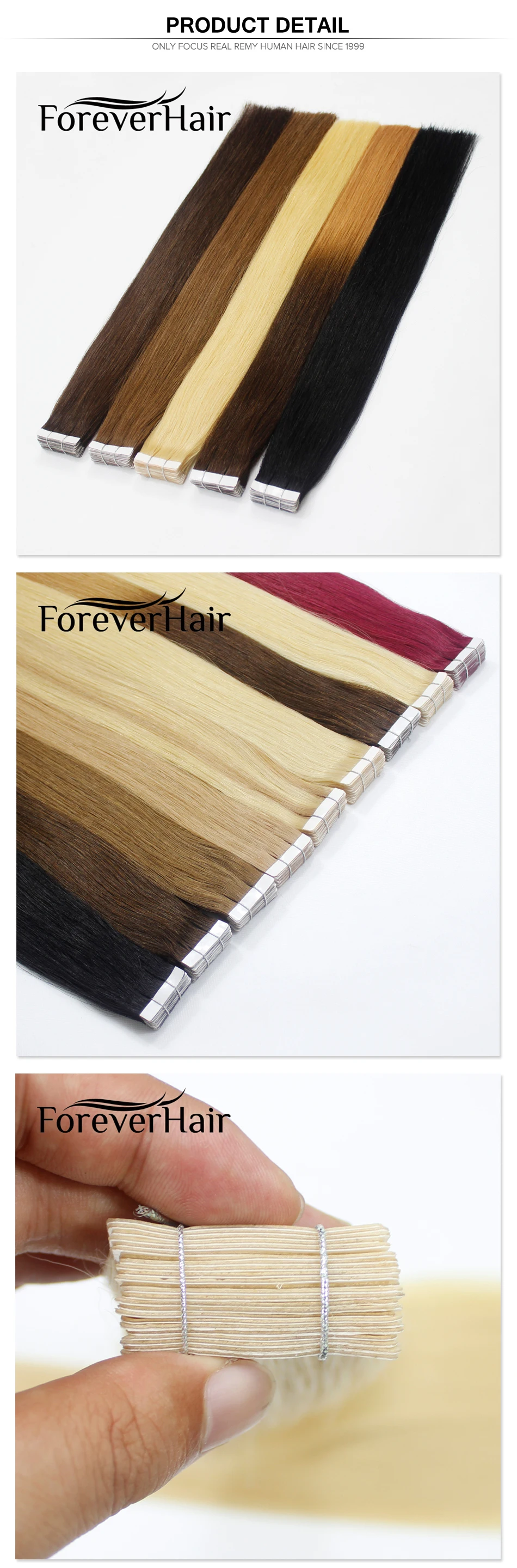 FOREVER HAIR, 2,0 г/шт., 16 дюймов, 18 дюймов, 20 дюймов, натуральные человеческие волосы для наращивания, пепельный блонд, Европейская кожа, уток, волосы remy для наращивания, 40 г/ПАК