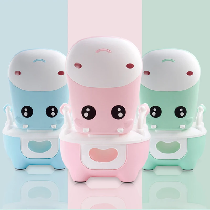 Корова Детский горшок для унитаза Детей Горшок обучения детей детского