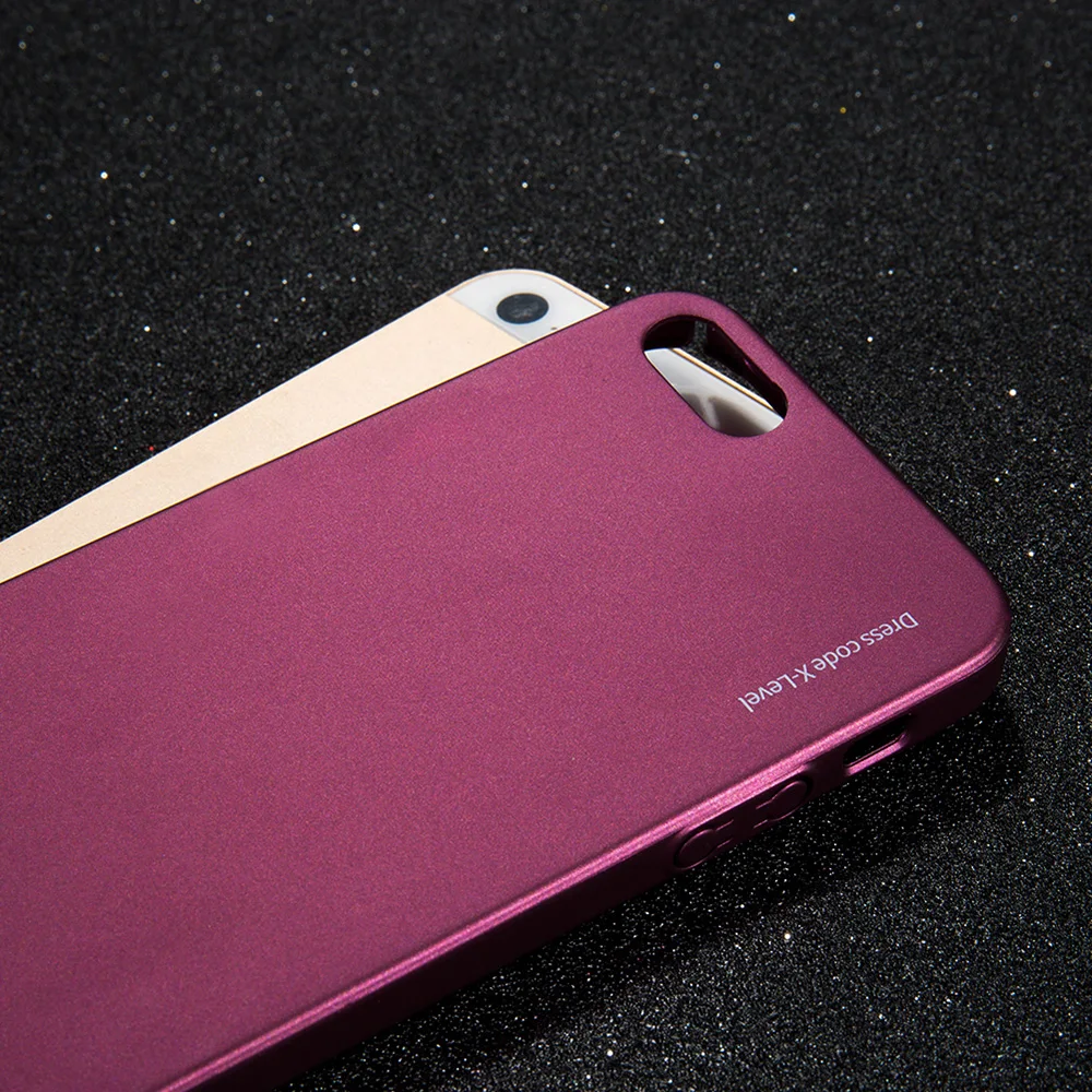 Для iPhone 5 5S SE матовый Силиконовый чехол X-Level Guardian тонкий мягкий из ТПУ для Apple |