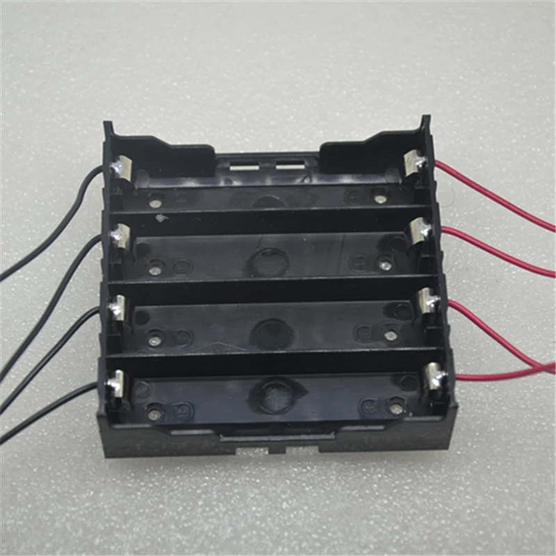 1 шт. Новый DIY 4*18650 Батарейный ящик пластиковый держатель для батарей чехол