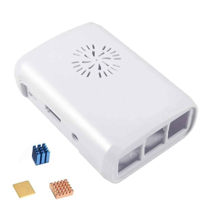 Крышка корпуса для Raspberry Pi с алюминиевым радиатором охлаждающий вентилятор 3 Model B