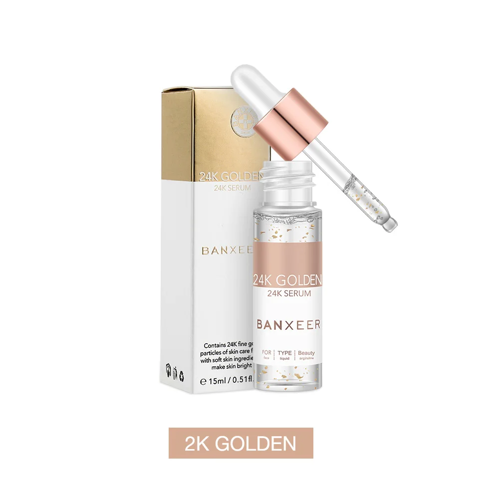 1pc 2K-GOLDEN Сыворотка для лица Гиалуроновая кислота увлажняющая Витамин С отбеливающая Сыворотка для лица экстракт улитки Аргирелин шесть пептидов уход за кожей набор - Вес нетто: 1pc 2K-GOLDEN