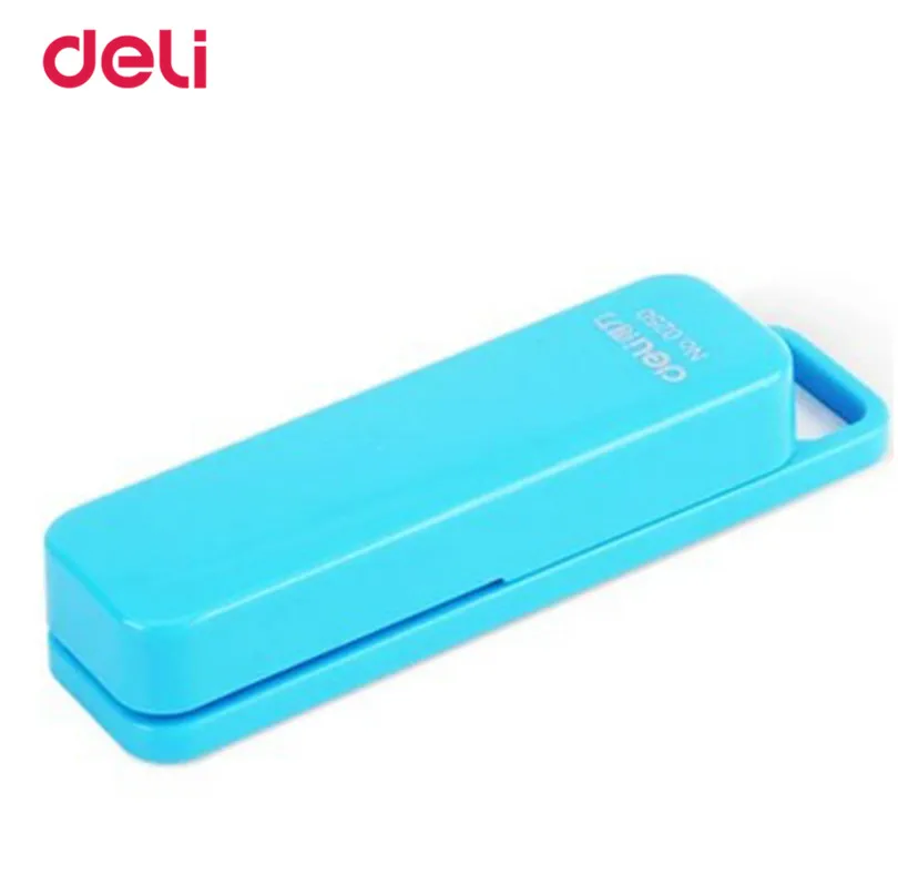 Новинка степлер для книги Deli мультфильм с коробкой офисные принадлежности