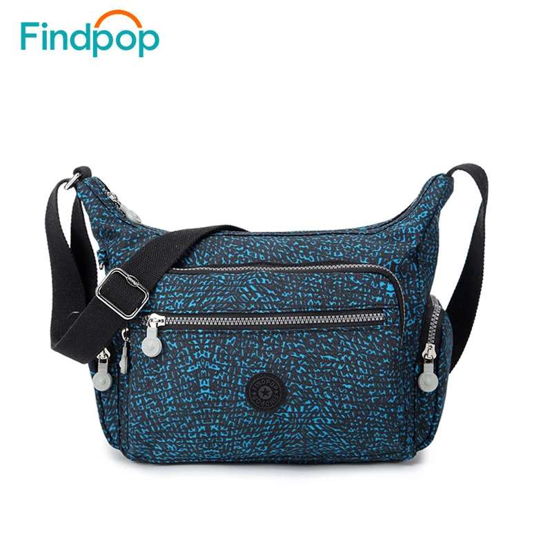 Findpop Повседневная Холщовая Сумка на плечо водонепроницаемая