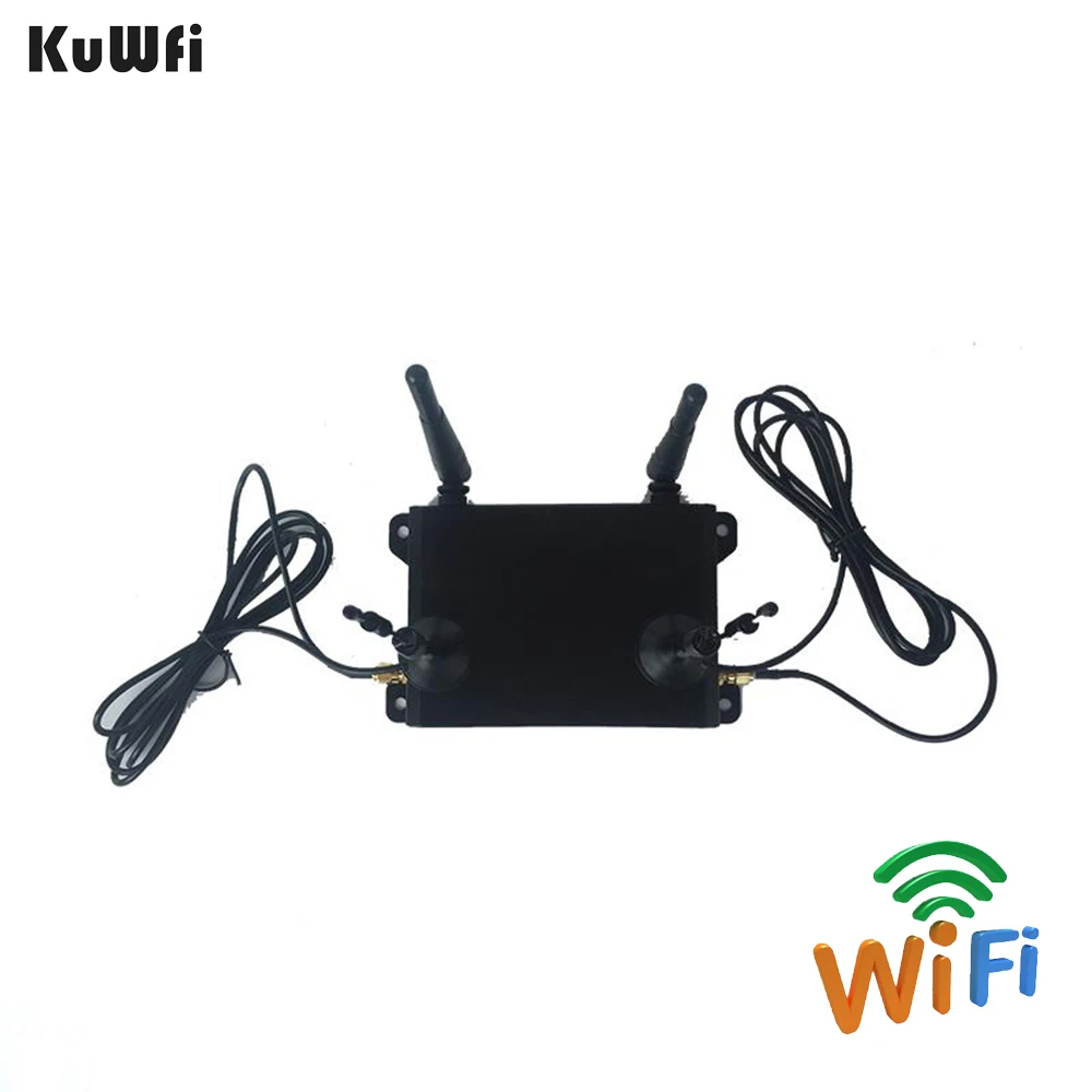 KuWFi Мощный промышленный роутер OpenWRT CarWiFi 300 Мбит/с 4G LTE беспроводная внешняя