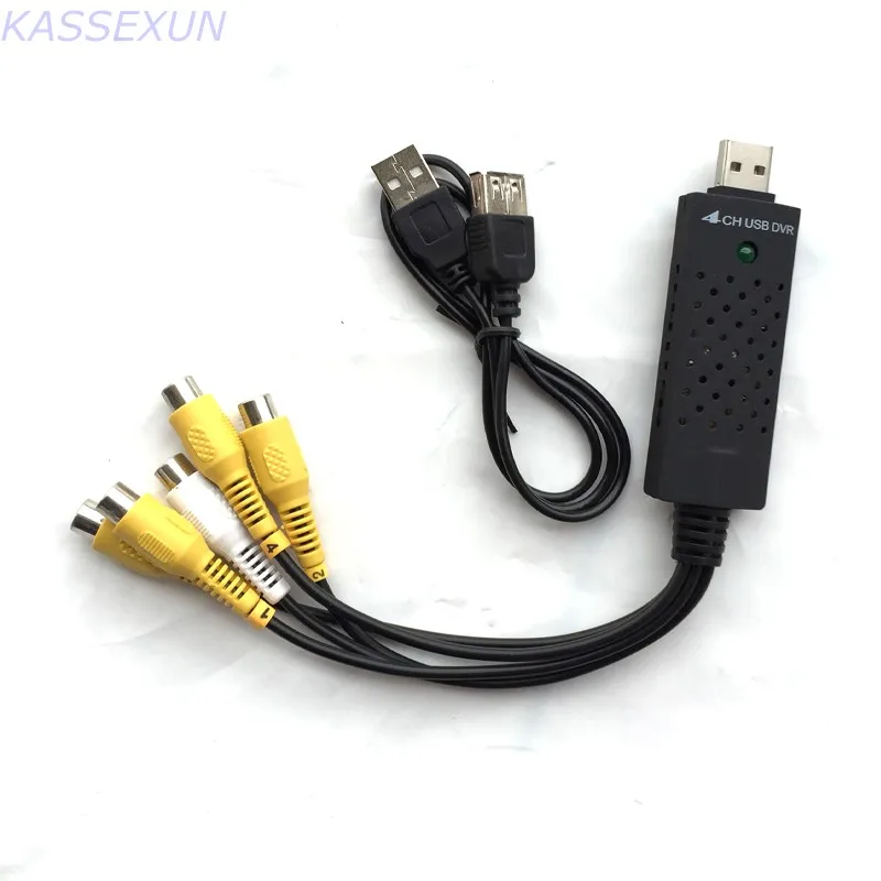 2017 Новинка USB2.0 видео Захват ТВ тюнер карта с Аудио DVD VHS аудио AV адаптер компьютер