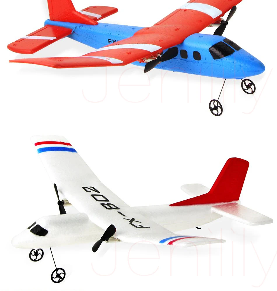 Летать медведь FX-802 FX-805 FX-807 2,4G 2CH 310 мм EPP RC Профессиональный планер самолет RTF двойной пропеллер готовый к полету