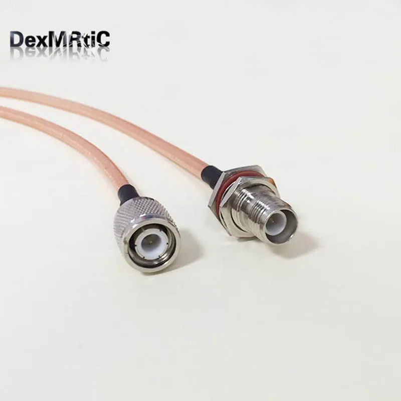 

RF Coaxial cable RG142 TNC Male Plug Switch RP-TNC Female Male Pin Nut RG142 50CM 20" /100CM Adapter Wholesale