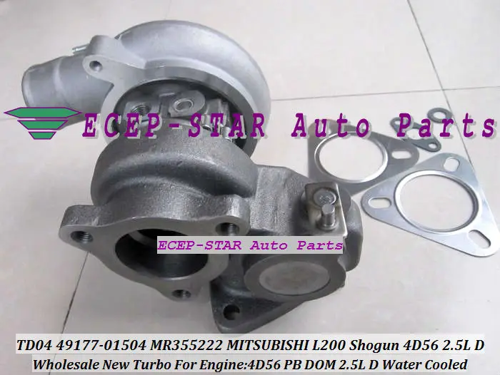 TD04-10T 49177-01513 49177-01505 MR355223 MD194843 Turbo Turbine For Mitsubishi Pajero II L200 L300 Shogun 4D56 PB DOM DE 2.5L D |