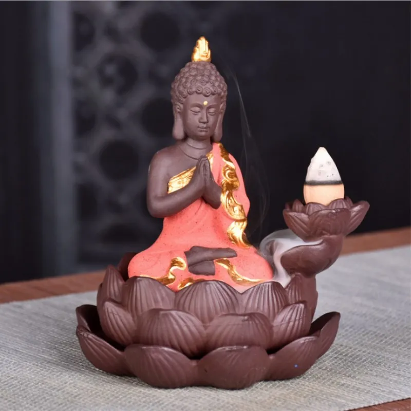 Бог Будда Ганеша обратного Ладан горелка Индия кадило держатель подарки