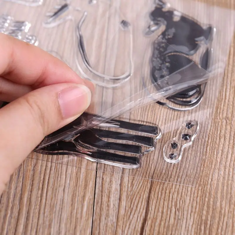 Олень Силиконовые DIY прозрачные штампы Скрапбукинг для фотоальбома бумажные