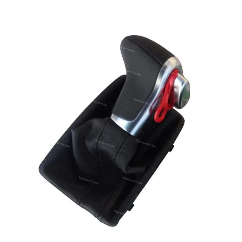 4GD713139 8KD713139 LHD Хромированная ручка переключения передач черная кожаная гетра