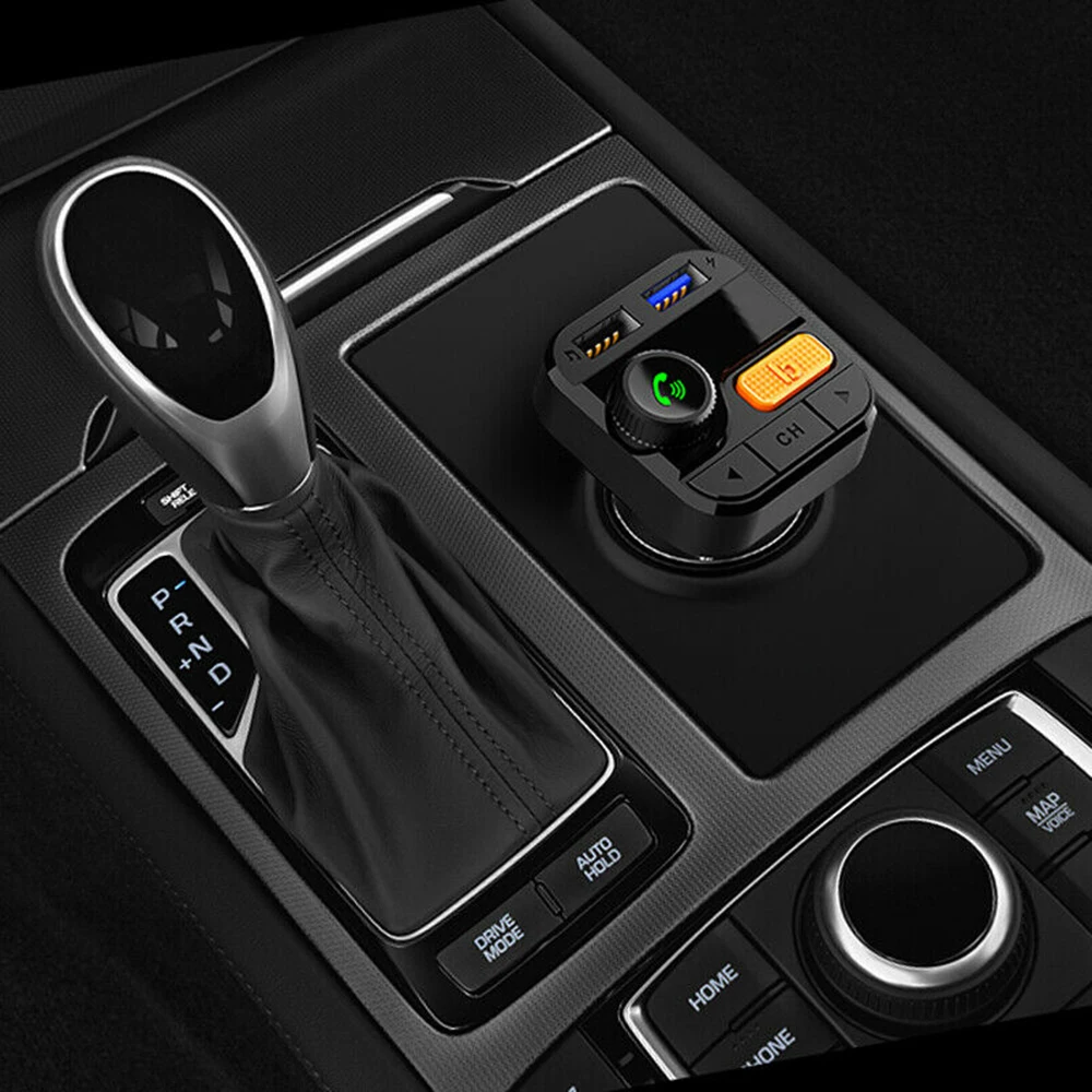 Автомобильное зарядное устройство 3 4 А Быстрое беспроводное Bluetooth 5 0 USB
