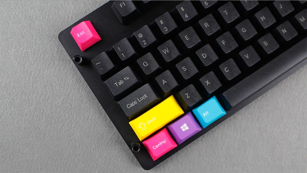 ENJOYPBT CMYW 24 колпачки для ключей Пустой Топ принт вишни профиль пропитка Резьба Скульптура 24 клавиши для механической игровой клавиатуры