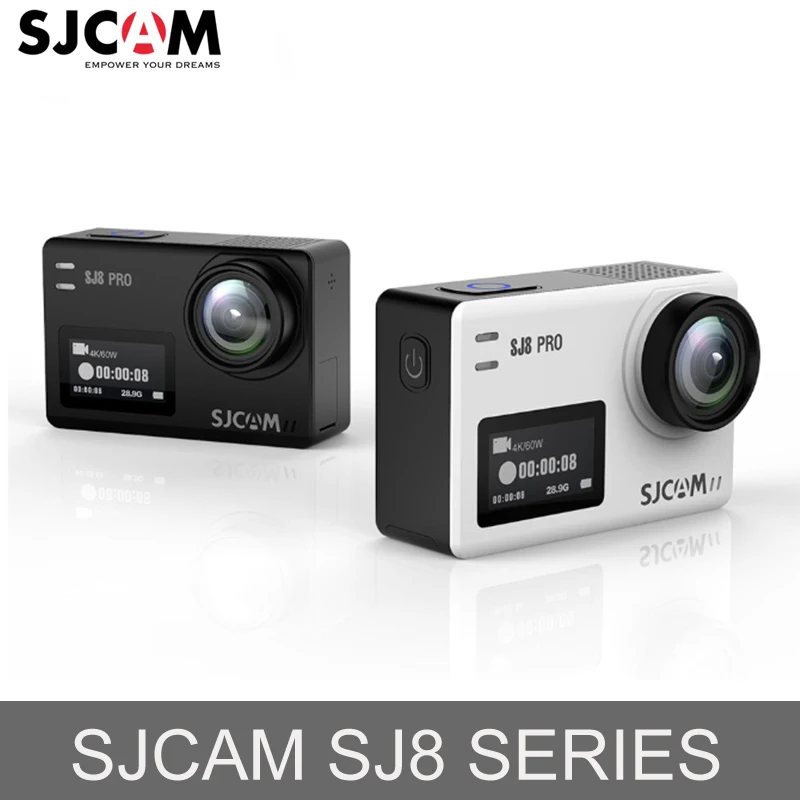 SJCAM SJ8 Pro/SJ8 Плюс/SJ8 Air Спорт экшен Камера 1296 P 4 К 30fps/60fps спортивные DVR дистанцинное
