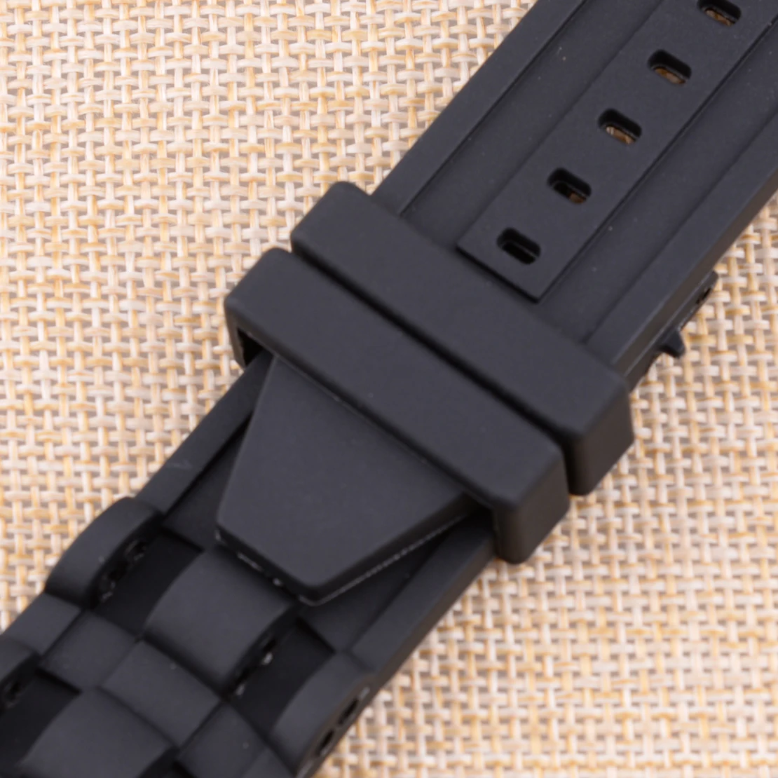 Ремешок резиновый для часов Invicta Pro Diver черный браслет коллекции хронографов 26 мм 1